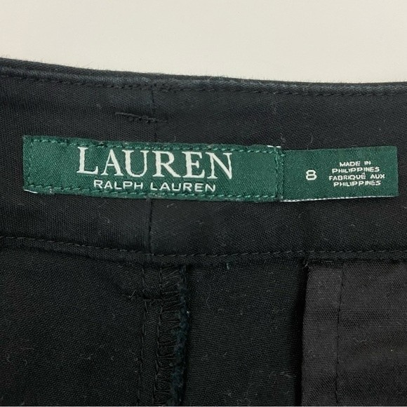 Lauren Ralph Lauren Black Bermuda Shorts Women’s Size 8 - Picture 6 of 7